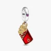 Zweifarbiger „Red Envelope“-Dangle Charm – Sterlingsilber, 14-karätige Vergoldung Zweifarbiger „Red Envelope“-Dangle Charm – Sterlingsilber, 14-karätige Vergoldung