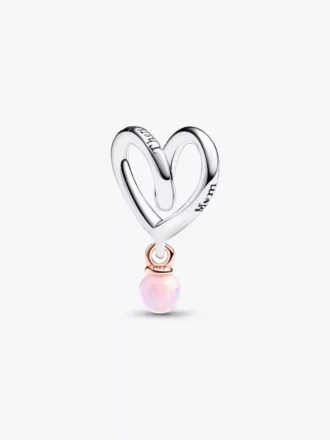„Forever & always mom“ Charm-Duo, 2er-Set