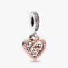 Zweifarbiges Armband-Set mit Unendlichkeitsherz- und Mama-Charms, 3er-Set Zweifarbiges Armband-Set mit Unendlichkeitsherz- und Mama-Charms, 3er-Set