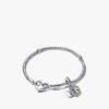 Zweifarbiges „Happy Anniversary“-Charm- und Armband-Set – 2er-Set Zweifarbiges „Happy Anniversary“-Charm- und Armband-Set – 2er-Set