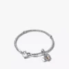 Zweifarbiges „Happy Anniversary“-Charm- und Armband-Set, 2er-Set Zweifarbiges „Happy Anniversary“-Charm- und Armband-Set, 2er-Set