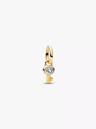 Mini-Dangle Charm „Schlüssel“ mit 14-karätiger Vergoldung
