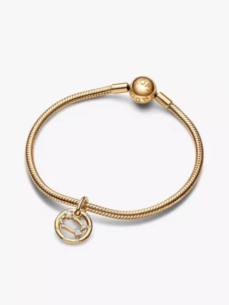 Zwillings-Dangle Charm-Armband-Set, 2er-Set