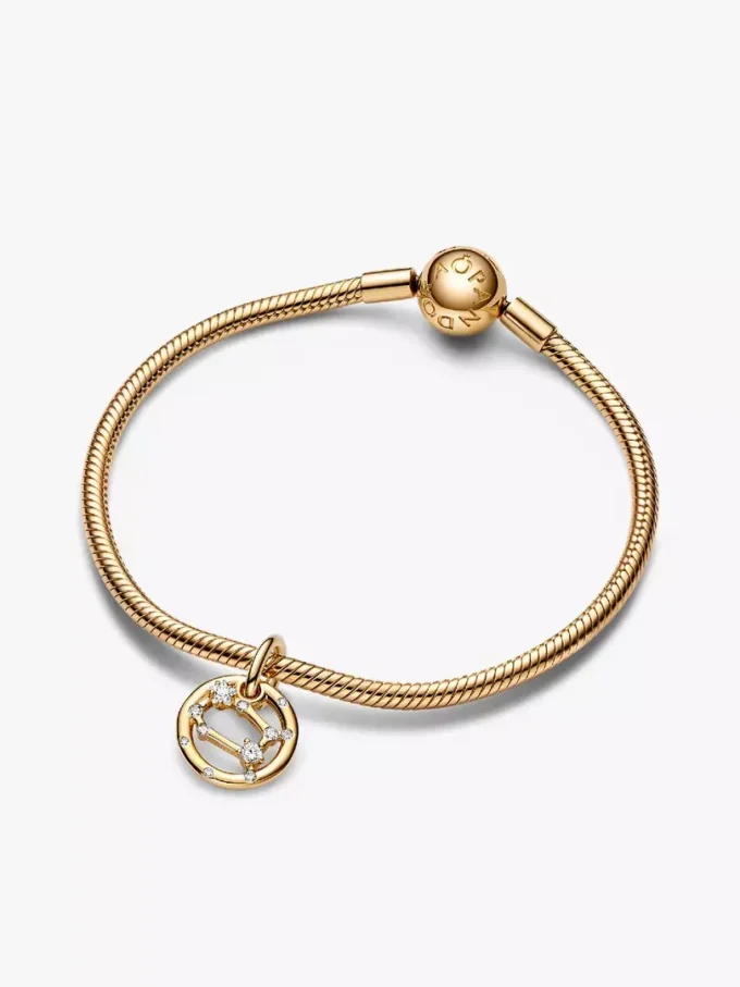 Zwillings-Dangle Charm-Armband-Set, 2er-Set Zwillings-Dangle Charm-Armband-Set, 2er-Set